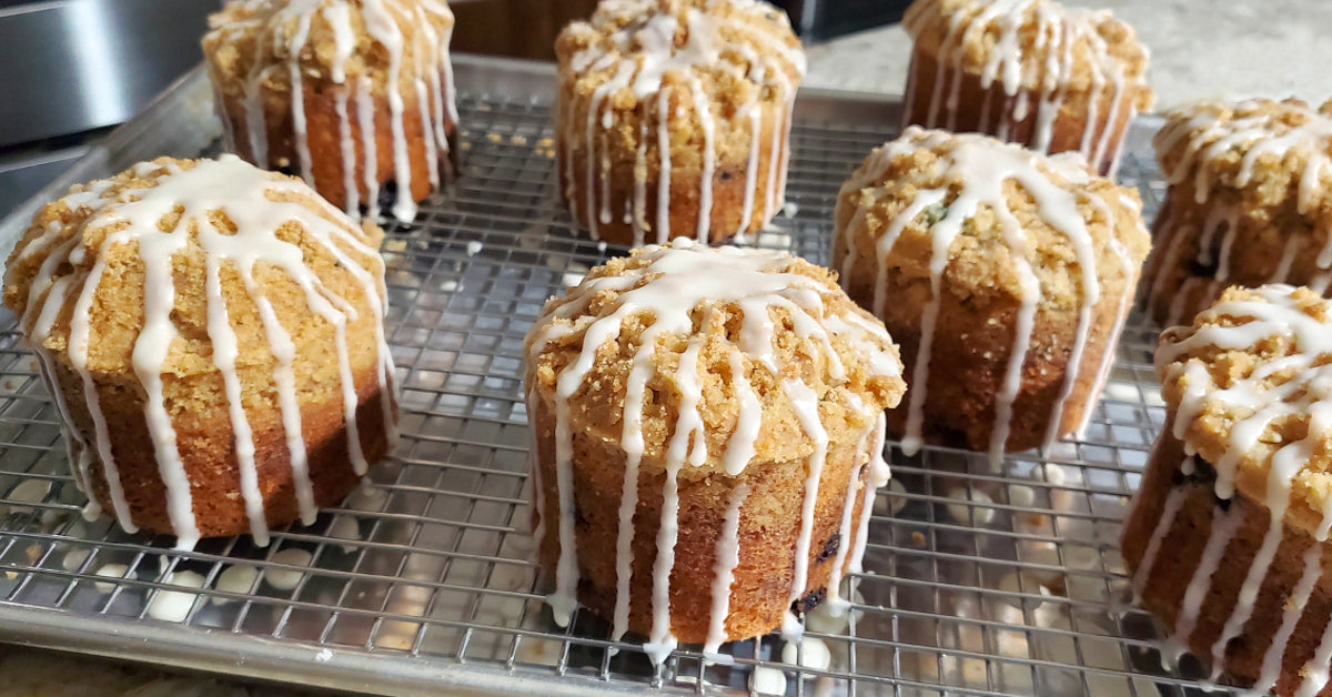 Blueberry Lemon Mini Coffee Cake
