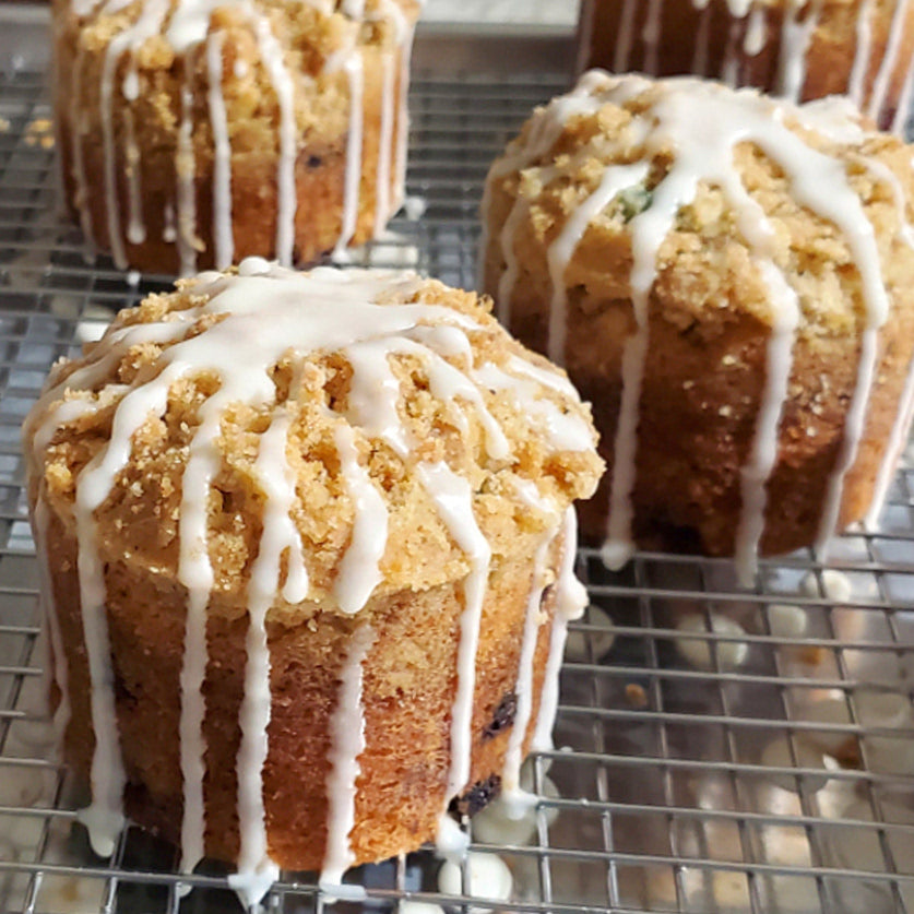 Blueberry Lemon Mini Coffee Cake