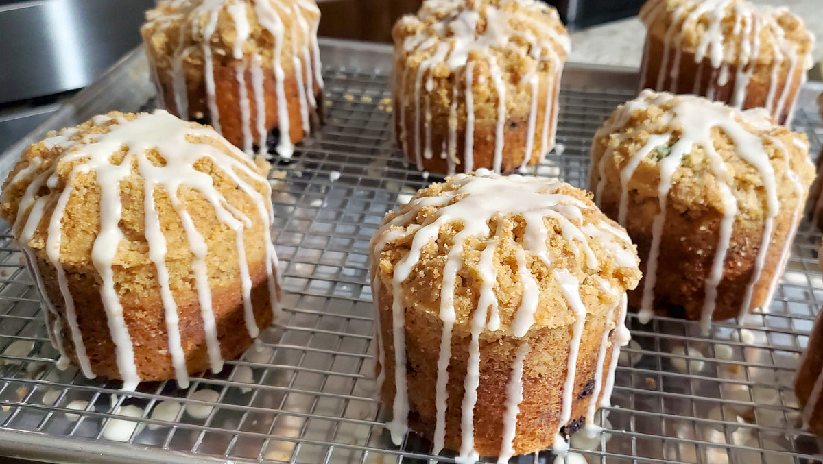 Blueberry Lemon Mini Coffee Cake