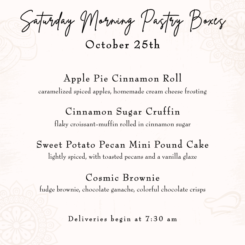 Saturday Pastry Box