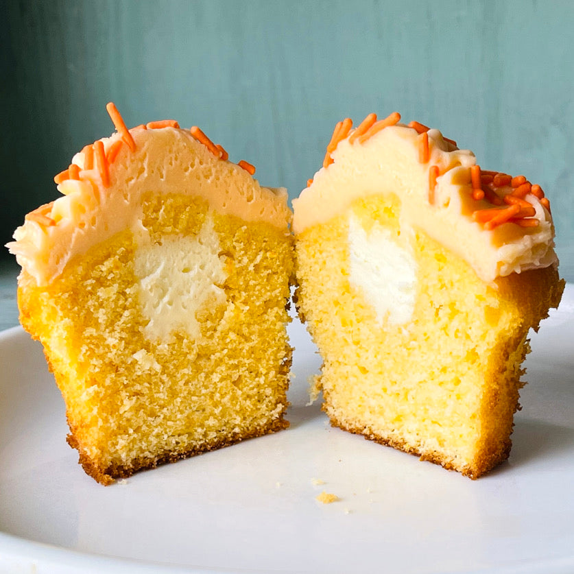 Orange Creamsicle Cupcakes