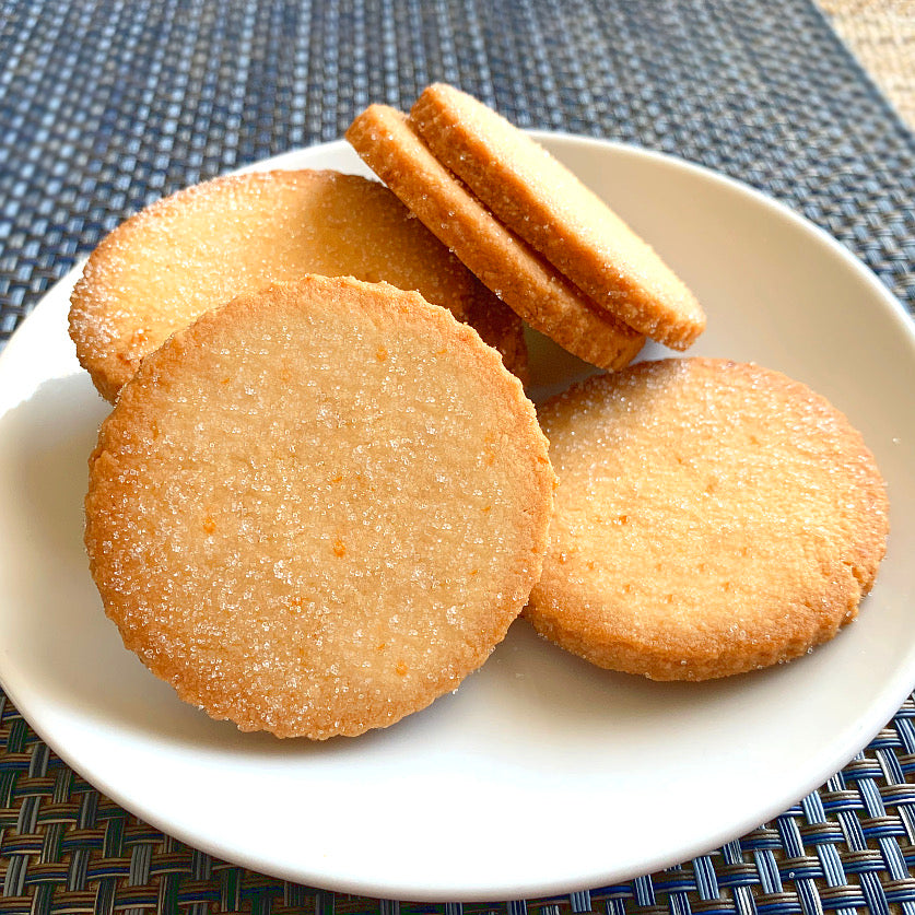 Lemon Shortbread Cookies<br>Sugar Free & Keto Friendly