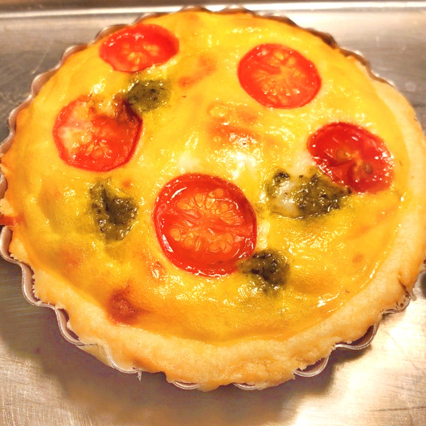 Turkey Sausage & Mozzarella Quiche