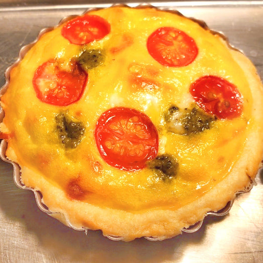 Turkey Sausage & Mozzarella Quiche