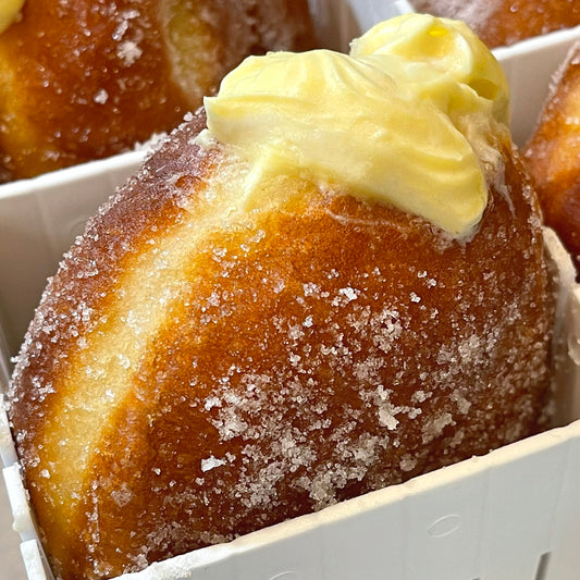 Italian Vanilla Cream Filled Donut - Large