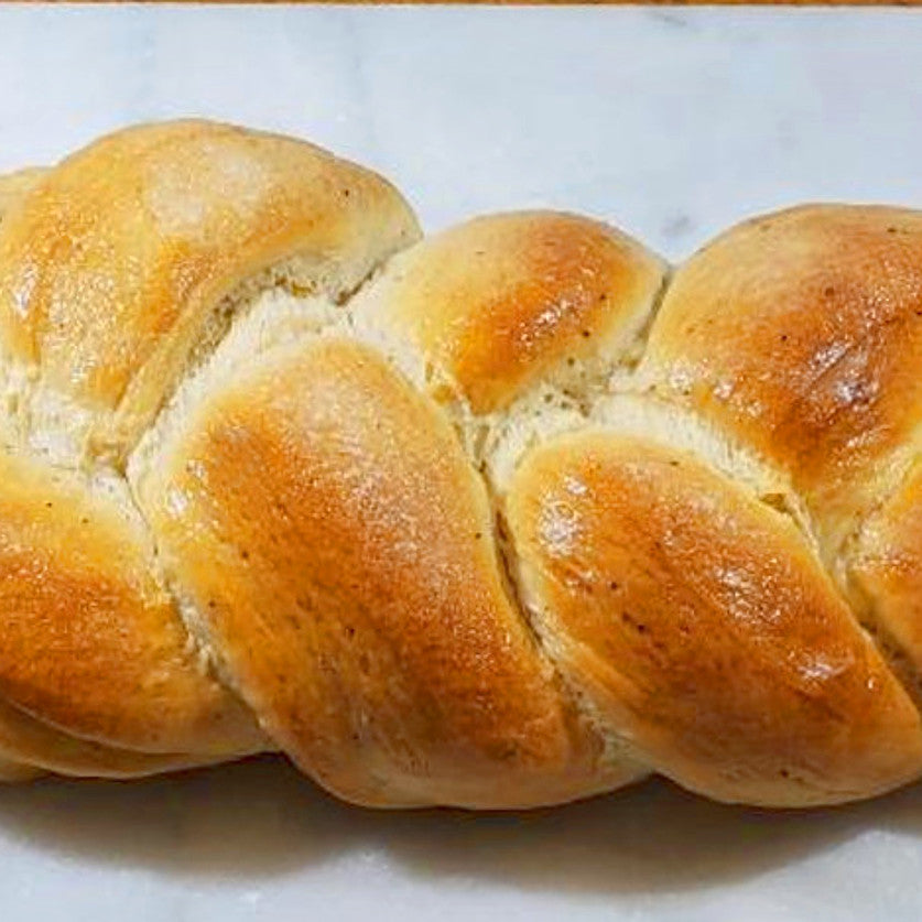 Braided Cardamom Bread Loaf<br>