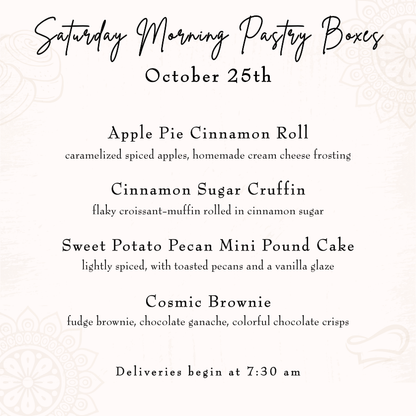 Saturday Pastry Box