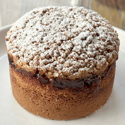 Vegan * Apple Crumb Cake