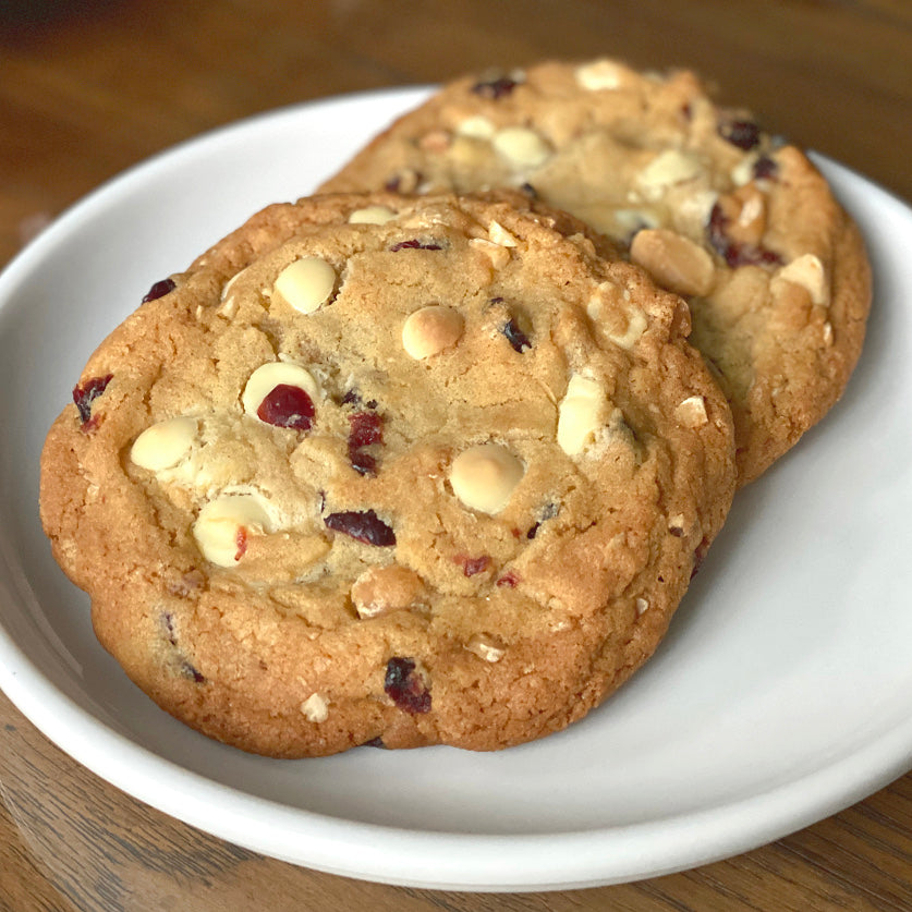 White Chocolate Cranberry<br>Macadamia Nut Cookies<br>