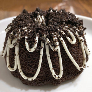 Cookie Crumble Bundt Cake<br>Sugar Free & Keto Friendly<br>