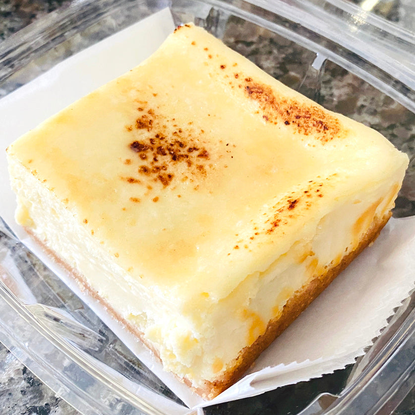 Sugar Free & Keto Friendly * Crème Brûlée Cheesecake Bar