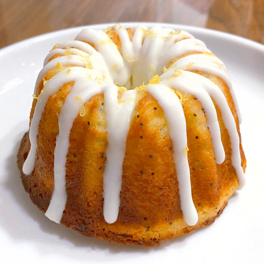 Sugar Free & Keto Friendly<br>Lemon Poppy Seed Pound Cake