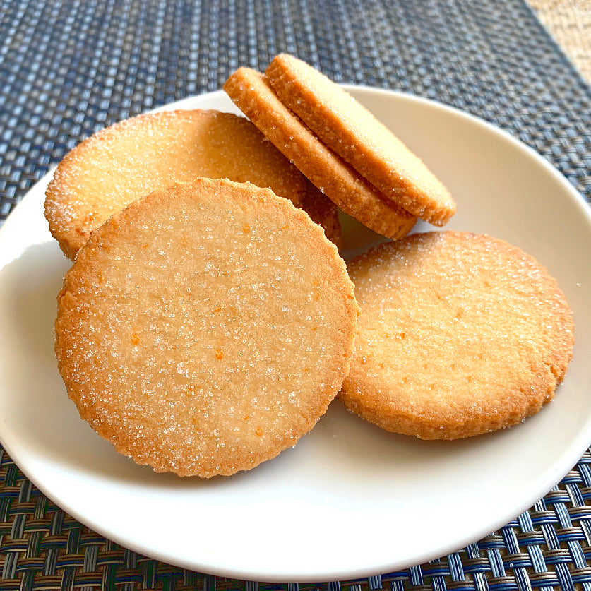 Sugar Free & Keto Friendly<br>Lemon Shortbread Cookies