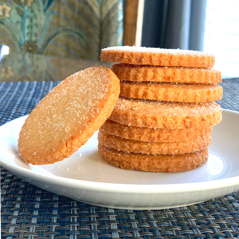 Sugar Free & Keto Friendly<br>Lemon Shortbread Cookies