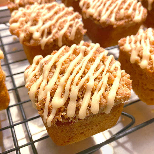 Sugar Free & Keto Friendly<br>Pumpkin Spiced Mini Crumb Cakes - (2pk)