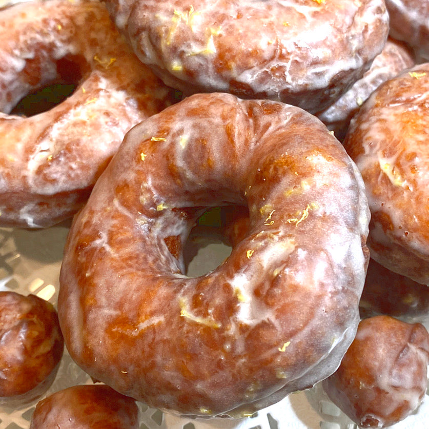 Lemon Glazed Cake Donut - Large